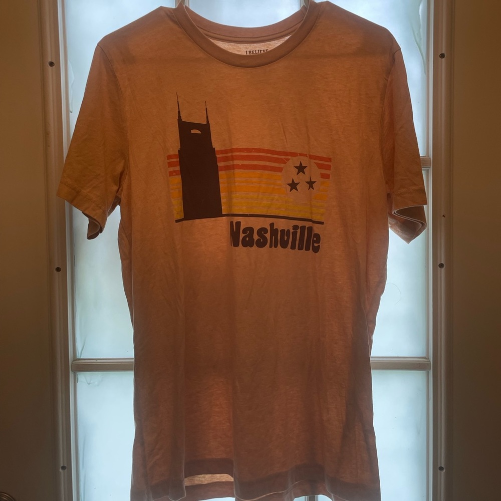 I believe in Nashville brand retro soft tee